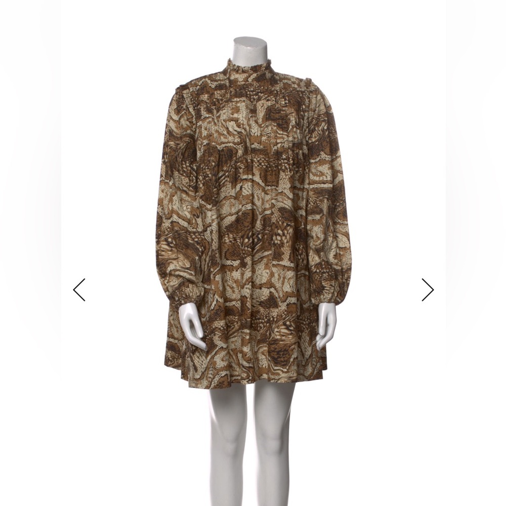 Ganni Long Sleeve Dress